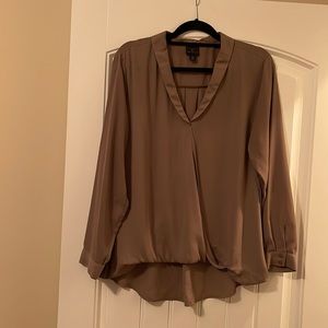 Taupe blouse